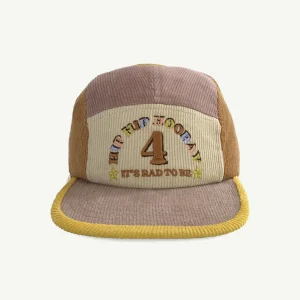 Banabae 4th Birthday Cord Cap - Musk Spliced-Kids The Birthday Collection | Hats, Caps And Beanies