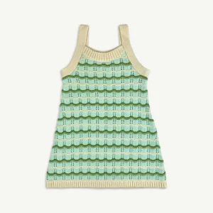 Banabae Wave Pointelle Knit Dress -Mint-Kids Apparel | Apparel