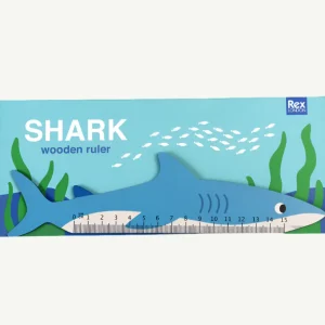 Banabae Wooden Ruler Shark-Kids The Birthday Collection | Back To Kindy